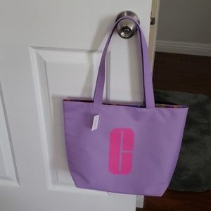New purple Clinique totebag